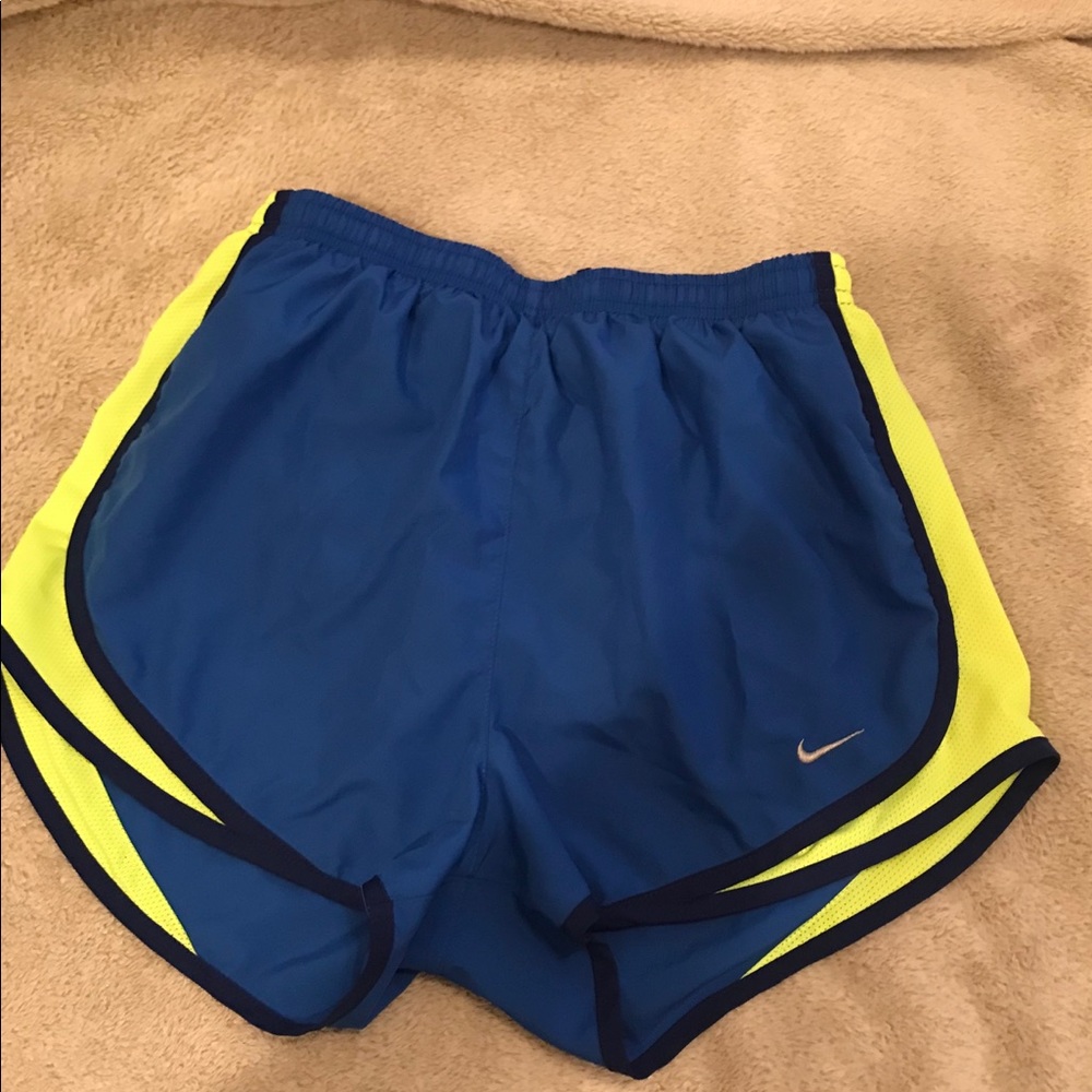 Nike Dri-Fit Shorts - Blue and Yellow